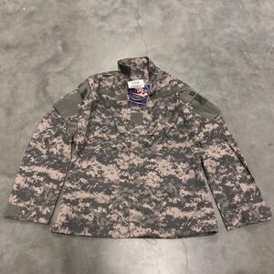US Army ACU Digital Camo UCP Combat Uniform Coat Jacket Small Long Defender NEW